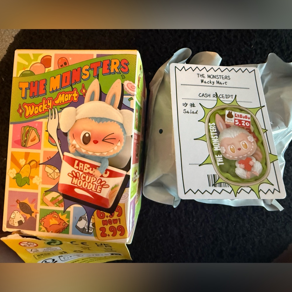 Wackymart POPMART labubu Salad - BAG SEALED